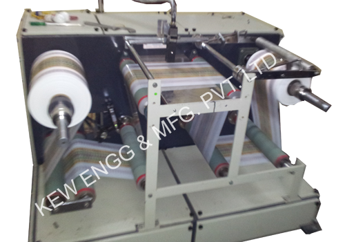 Table Top Doctoring Rewinding Machine