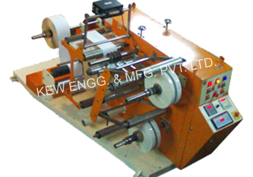 Winding Rewinding Machine With Slitting System