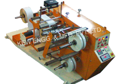 Doctoring Rewinding Machine With Slitting System